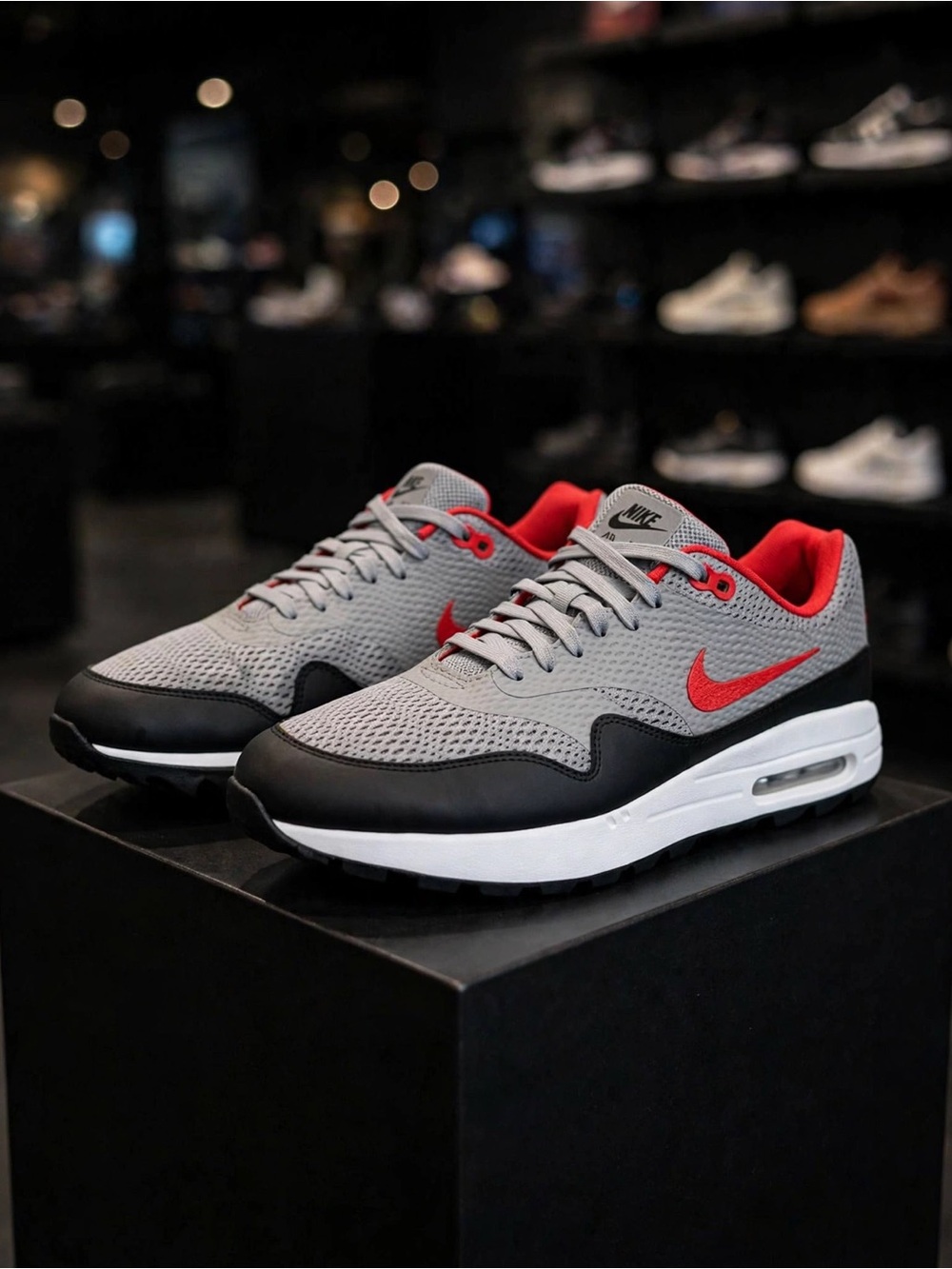 Nike Air Max 1 Golf "Particle Grey / University Red" (2019)